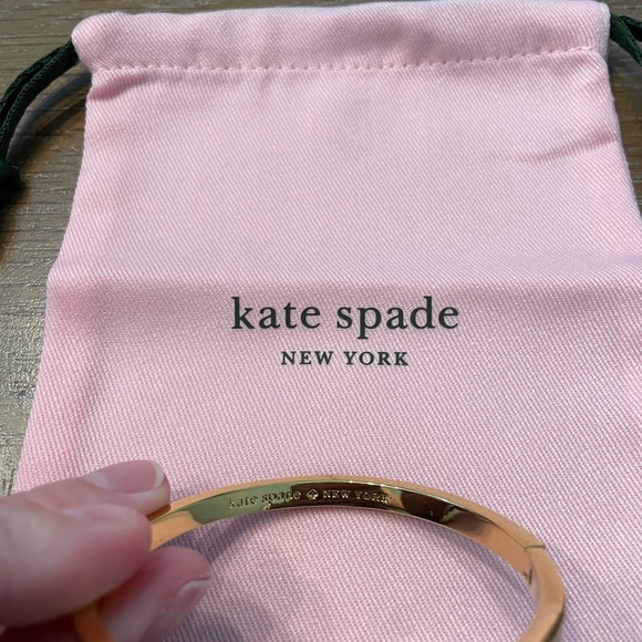 BLACK FRIDAY PRICE Kate Spade bangle bracelet - New w/ dust bag - black and gold - Picture 5 of 6